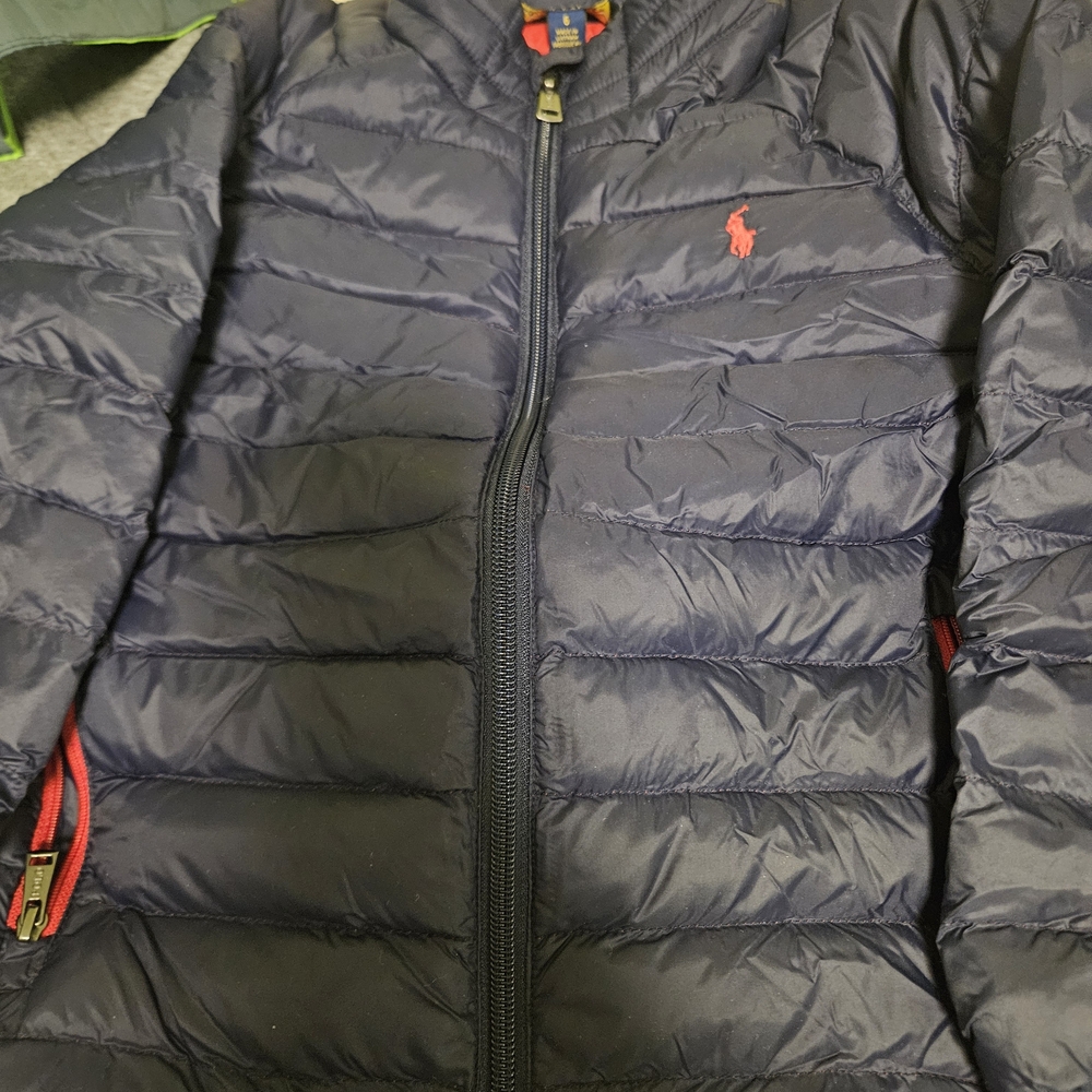 Polo by Ralph Lauren Kids Puffer Jacket - Navy and Red